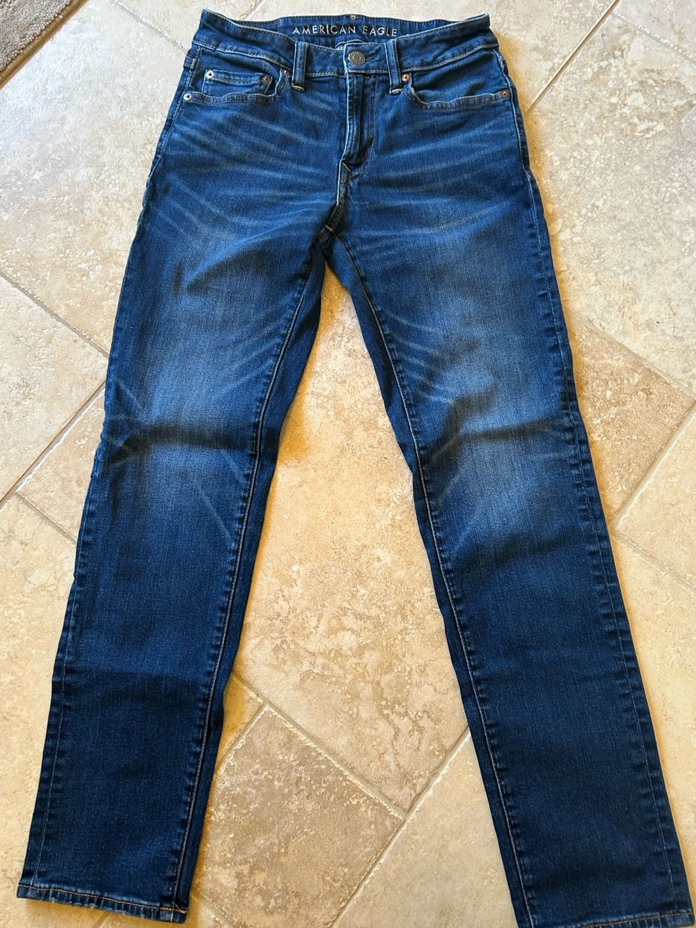 American Eagle Outfitters Navy Blue Skinny Jeans